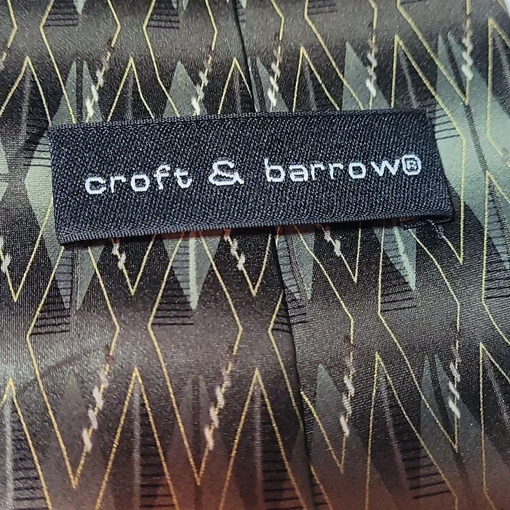 Croft‎ and Barrow all silk men's neck tie
